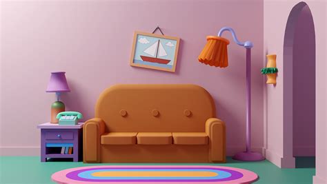 The Simpsons living room | Behance