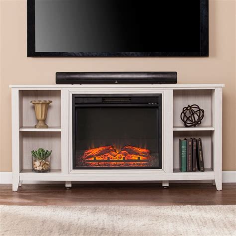 Southern Enterprises Bellingham Fireplace - Macy's | White electric ...