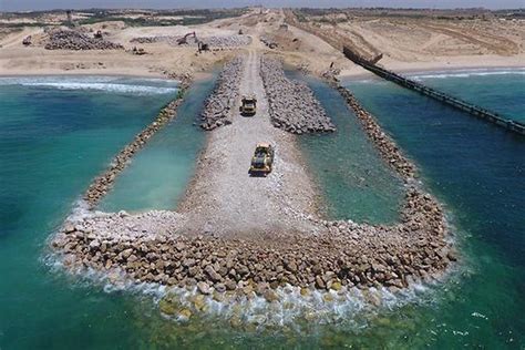 Revealed: first images of Israel’s sea barrier blockading Gaza – Middle ...