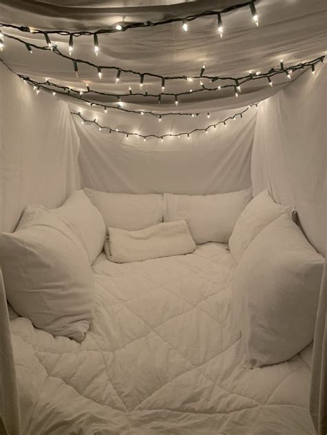 Pillow Fort | Sleepover room, Led lighting bedroom, Dream rooms