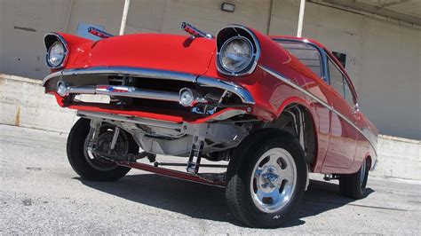 1957 Chevy Bel Air Gasser at Mecum Auctions Kissimmee 2022 Event