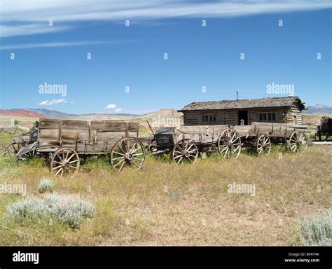 Old Trail Town Cody Wyoming USA Stock Photo - Alamy