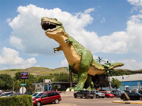 Drumheller is world famous for its rich deposits of dinosaur bones and ...