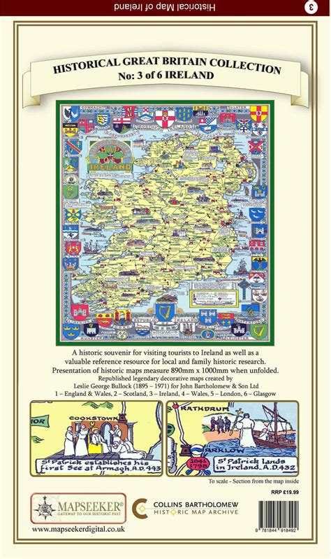 Historical Map Of Ireland - Mapseeker Digital