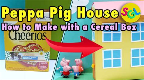 Peppa Pig House Kids Crafts: DIY How to Make a Peppa Pig House with a ...