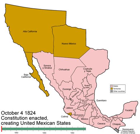 Evolución territorial de México - Territorial evolution of Mexico ...