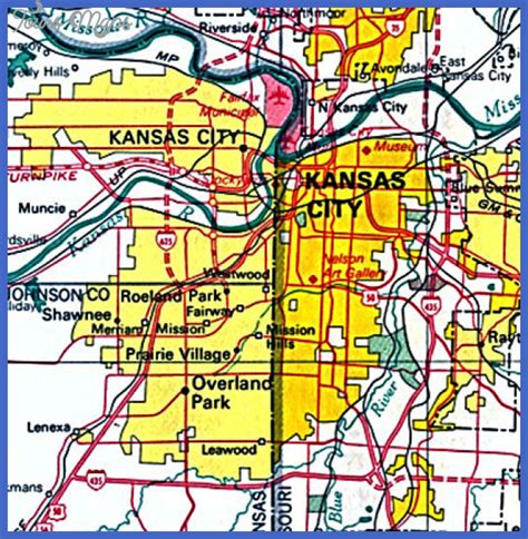 Kansas City Map - ToursMaps.com