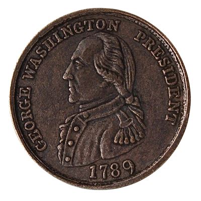 George Washington, President Copper 1789 Replica Medal