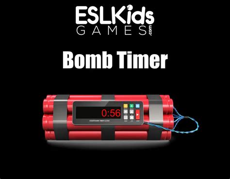 Bomb Interactive Timer - ESL Kids Games