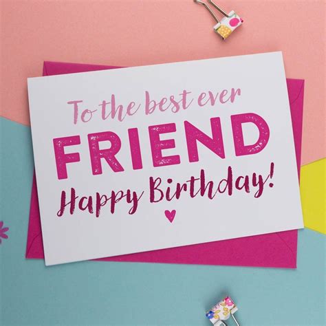 Canvas Birthday Card For Best Friend - Birthday Card - A is for Alphabet