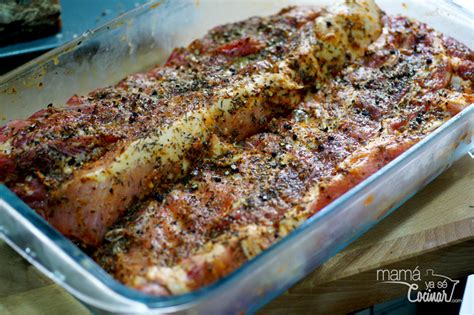 Costillas adobadas al horno | Mamá ya sé cocinar