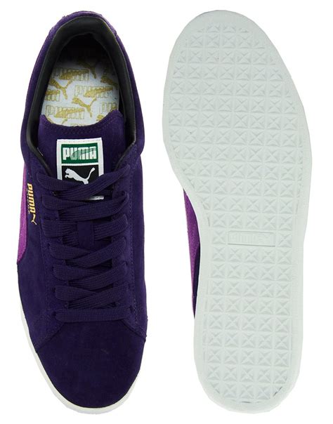 Puma Suede Sneakers in Purple for Men | Lyst