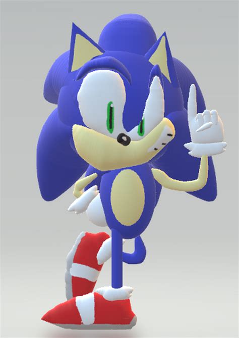 I tried to make Sonic in Paint 3D. | Fandom