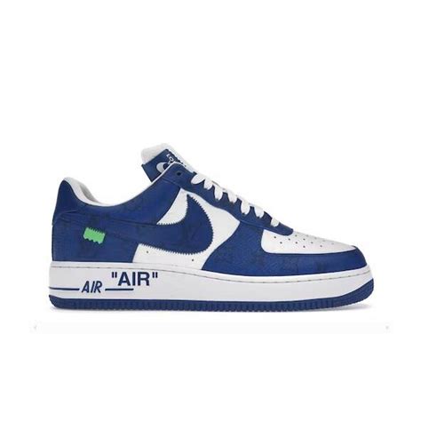 Louis Vuitton Nike Air Force 1 Low White Royal – NIKES SHOP