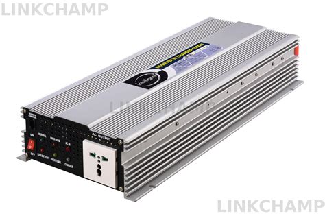 1000W Pure Sine Wave Power Inverter & Charger - Intelligent DC-AC ...