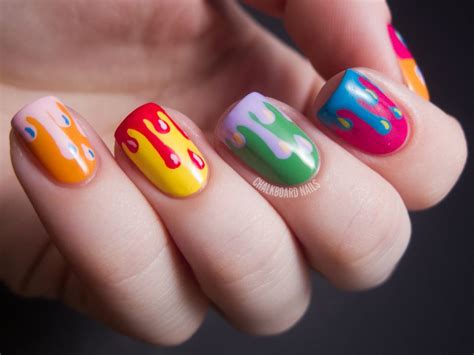 DIY Nail Ideas: Paint Drip Nail Art And More Of Our Manicures From This ...