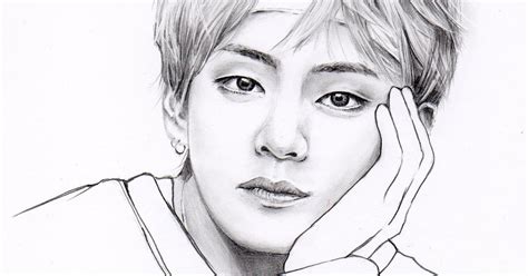 Bts V Idol Drawing