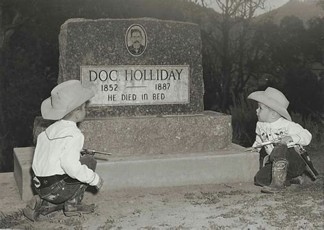 1950s Doc Holliday Tombstone | Doc holliday, Old west, Holliday