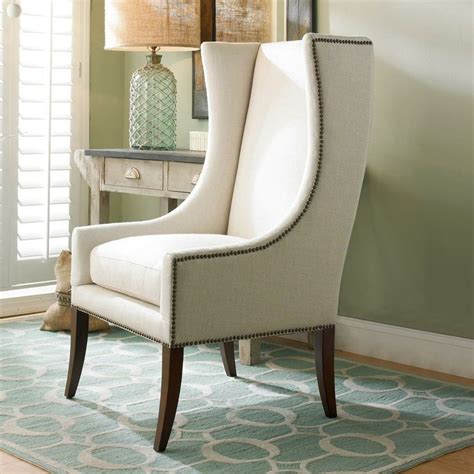 Better modern wing chair. Would go with everything. Classic shape ...