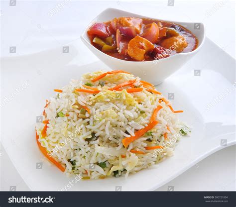 Chinese Chicken Manchurian Rice Stock Photo 500721094 | Shutterstock