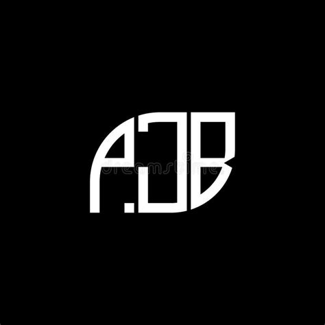 PJB Letter Logo Design on Black Background.PJB Creative Initials Letter ...