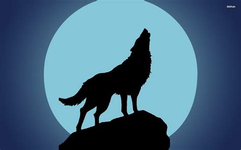 Wolves Howling At The Moon Drawing - Wolf Howling At The Moon Drawing ...