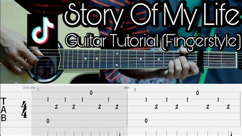 Story Of My Life - One Direction | Guitar Tutorial Fingerstyle | TAB ...