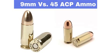 9mm vs 45 ACP (2024) - Know The Difference