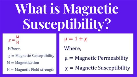 Magnetic Susceptibility- Formula, Definition, Unit