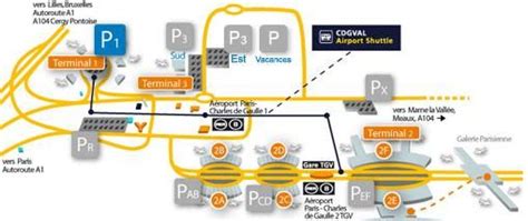 Parking P1 Terminal 1 aéroport Roissy Charles de Gaulle