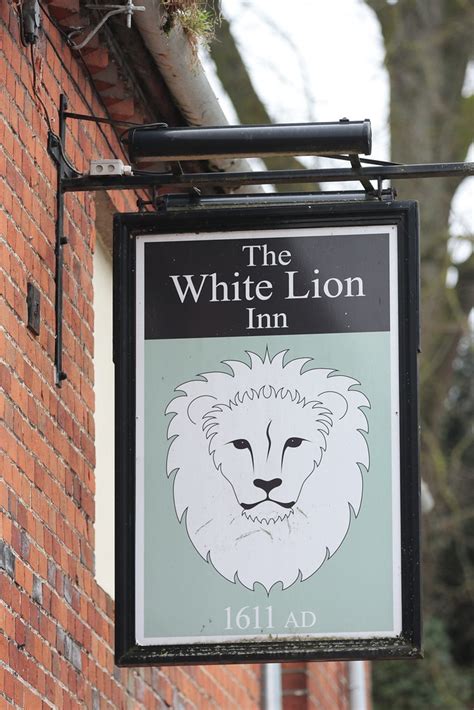 The White Lion Inn pub sign Wherwell Hampshire UK | David Seall | Flickr