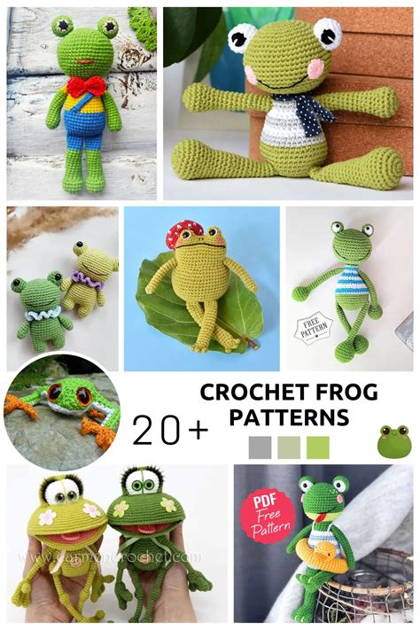 29 Free Crochet Frog Patterns • Made From Yarn