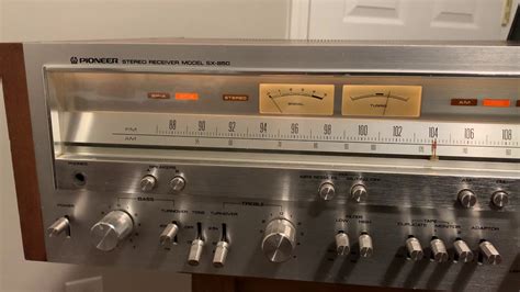 Pioneer SX-850 Vintage Receiver - Quick Review and Test - YouTube