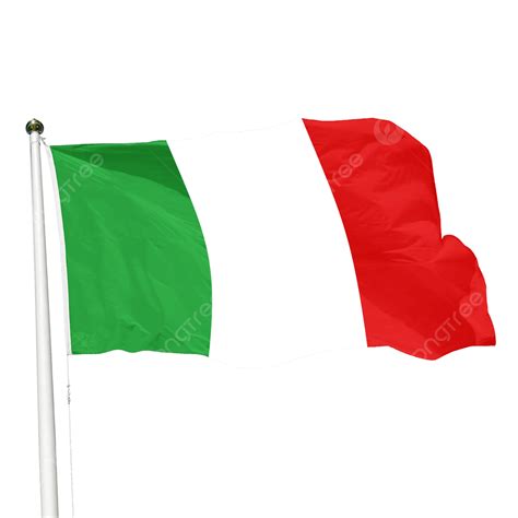 Italy Waving Flag Pole, Italy, Waving, Flag PNG Transparent Clipart ...