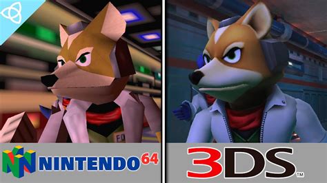 Star Fox 64 - Nintendo 64 Original vs. 3DS Remake | Side by Side - YouTube