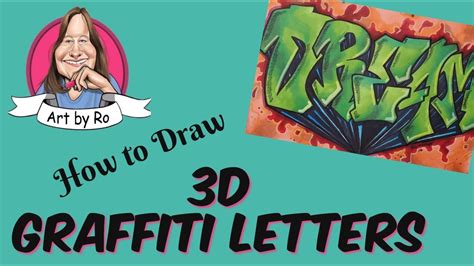 How to Draw 3D Graffiti Letters - YouTube