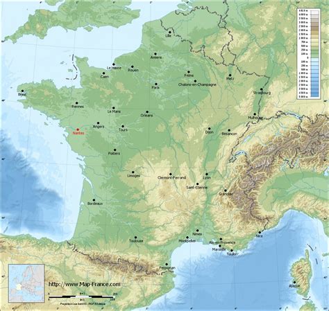 ROAD MAP NANTES : maps of Nantes 44200 or 44300 or 44000 or 44100