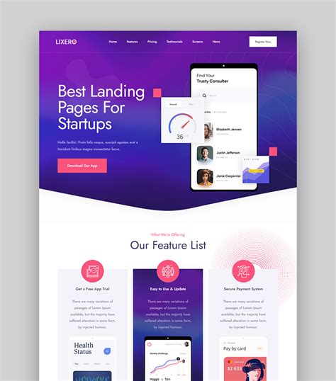 25 Best Responsive HTML5 Landing Page Template Designs (2021)