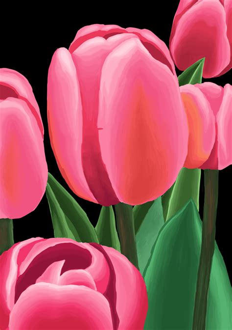 Tulip Painting by Galactic-Rainbow on DeviantArt