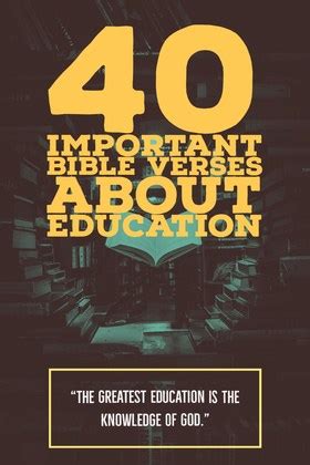 40 Important Bible Verses About Education And Learning (Powerful)