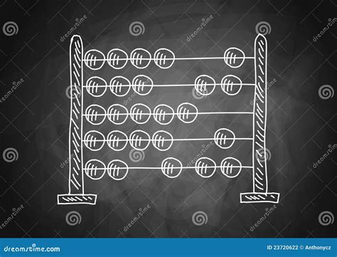 Drawing of abacus stock vector. Illustration of computing - 23720622