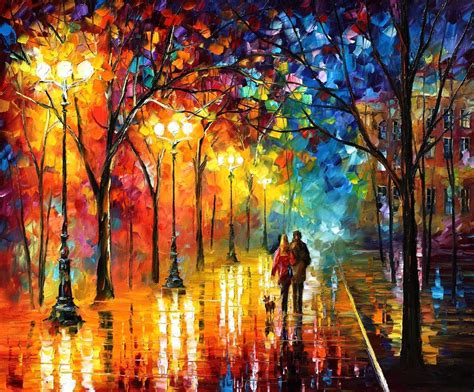 Leonid Afremov, oil on canvas, palette knife, buy original paintings ...