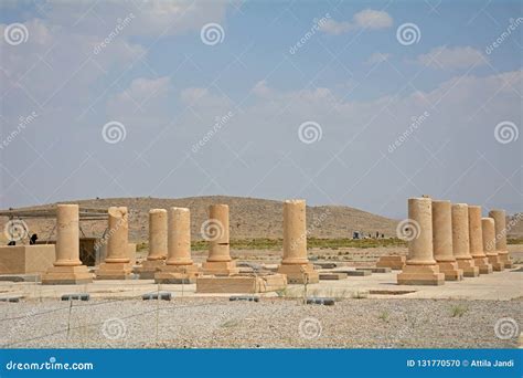 Palace Ruins, Pasargadae, Iran Stock Photo - Image of medieval, iran ...