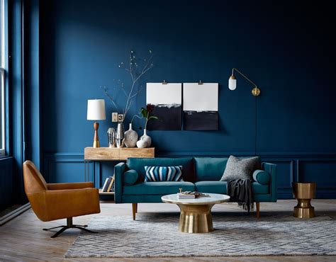 How To Make Blue Walls Work - Front + Main | Decoración de unas ...