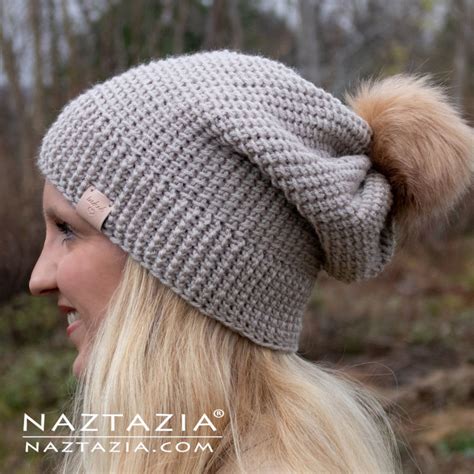 Crochet Slouchy Hat - Naztazia