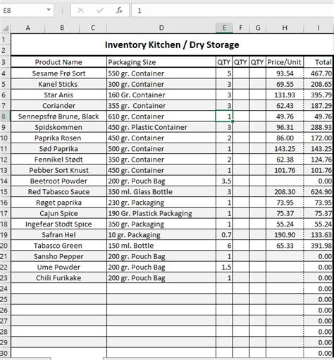 Excel, Barcode Scanner, Inventory - Stack Overflow