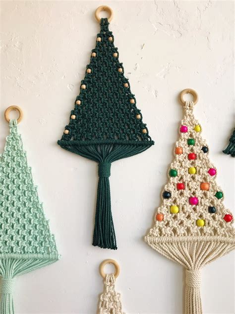 Macrame Pattern Macrame Christmas Tree Holiday Home Decor - Etsy