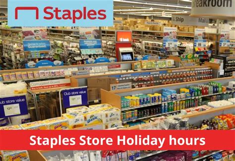 What are the Staples Hours 2023? - Staples Holidays Hours