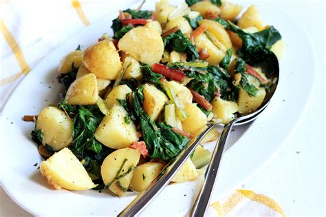 Swiss Chard with Potatoes | Inthekitchenwithelisa