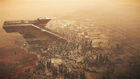 A Walk Around Lorville - Capital City on Planet Hurston - Star Citizen ...